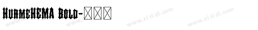 HurmeHEMA Bold字体转换